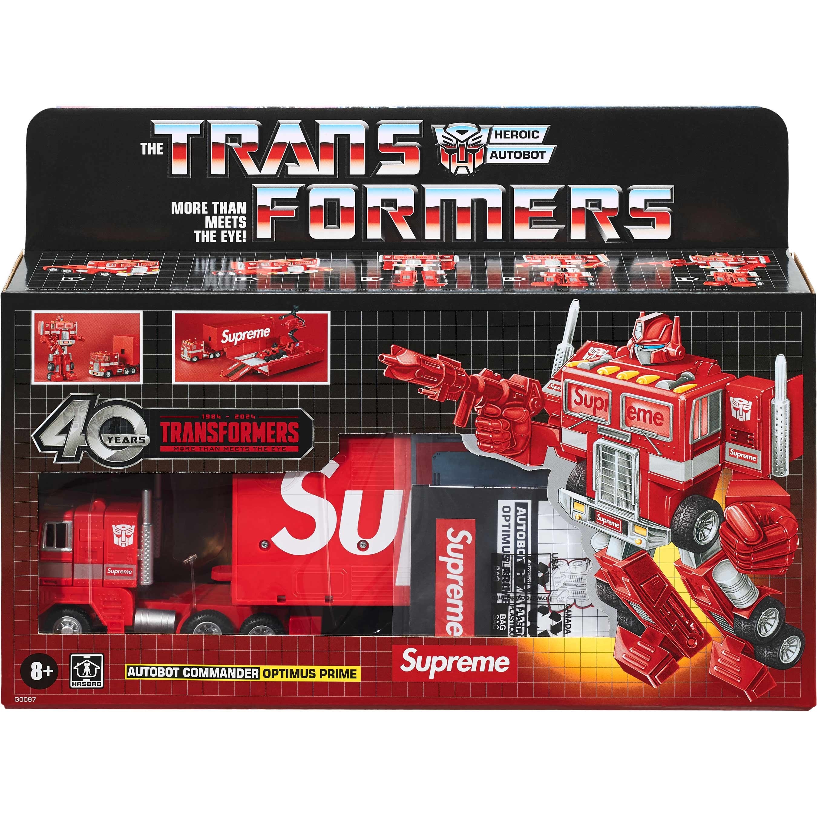 Supreme®/Transformers G1 Optimus Prime Figure view 4